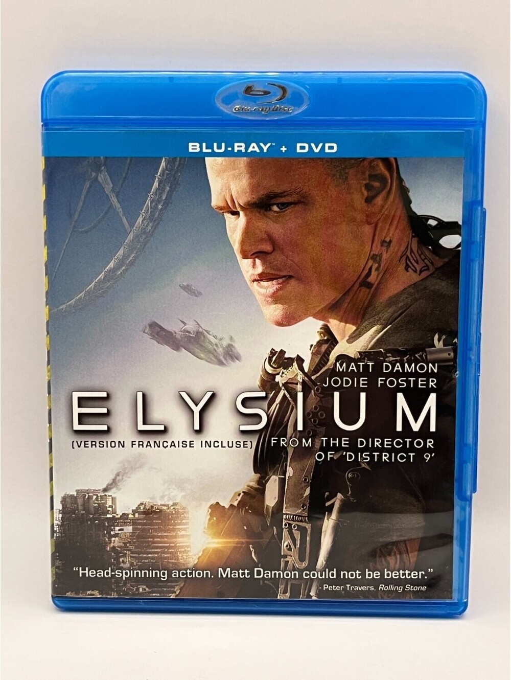 Elysium Blu-ray Matt Damon Sci-Fi & Neill Blomkamp